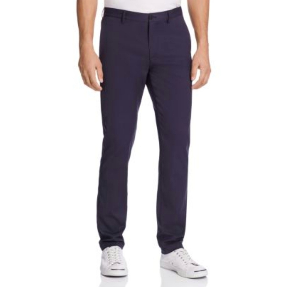 Theory Men's Neoteric Zaine Navy Blue Pants Short Inseam